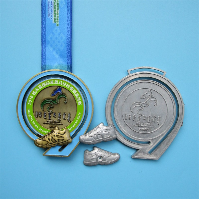 Gag anpassade medaljer dör gjutna metall 3D -aktivitetsmedaljer sportmedaljer och band