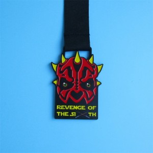 Cartoon Design 3D Stereoskopisk effekt Medal Holiday Metal Medal