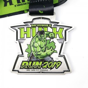 GAG -tillverkare Custom Medal Design Super Hero Awards Gold Medal