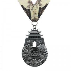 Perfekt design Antik mässing Gold Silver 4D Metal MedalS Event Medal Awards