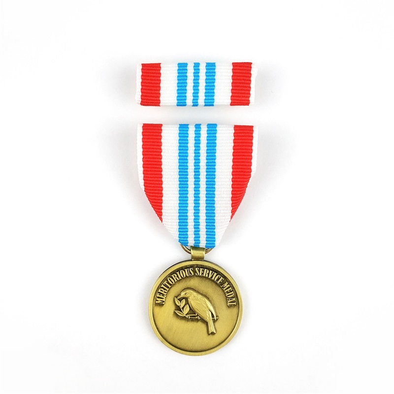 3D Zinklegering Gold Silver Bronze Graverad medalj Anpassad metall tomt Universal Medal Honor Class Medal