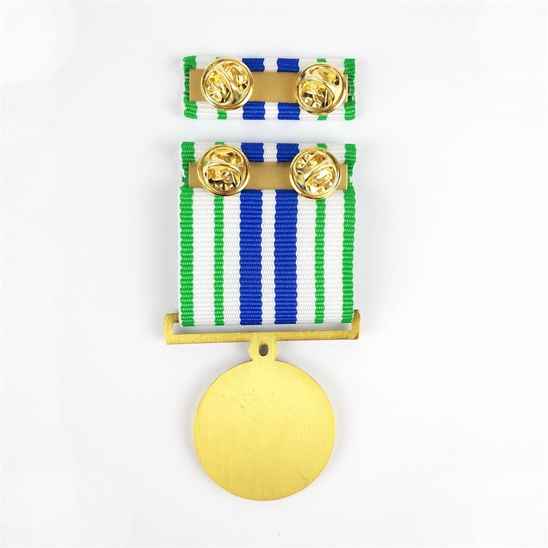 Zinklegering Guldpläterad 3D -graverad medalj Anpassad metall tomt universal medalj Honor Class Medal