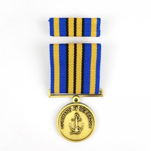 Mjuk emalj Anpassad stiftmärken Award Medal of Honor med Short Lanyard