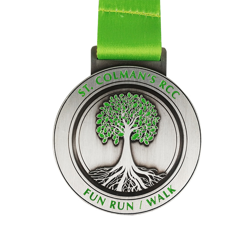 Anpassad tryckmedalj Christian Medal Gift Trail Running Medal